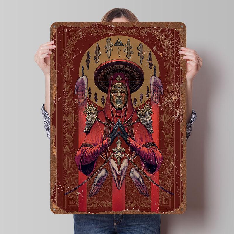 Rebel Moon Print Tinplate Posters Customizable Wall Art Retro Vintage Metal Tin Signs for Home and Decoration Gaming Desk Decor