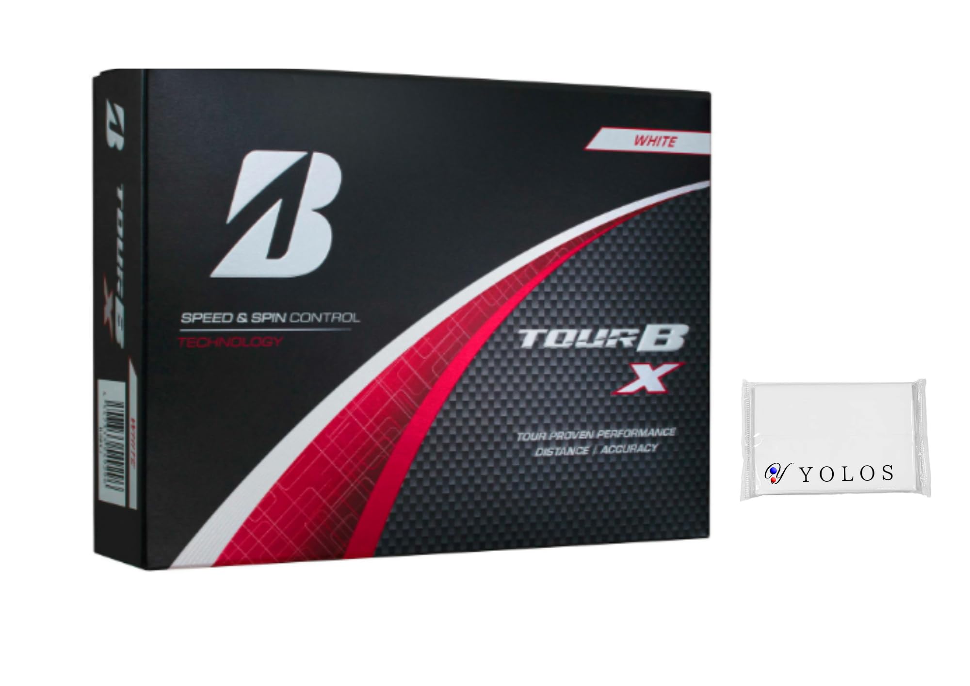 

Bridgestone TOUR B X White 1 Dozen (12 Balls) 2024 Model Golf Balls, Distance, Spin, Original Tissue Set