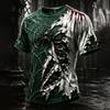 Men's Halloween Print Neck T-Shirt