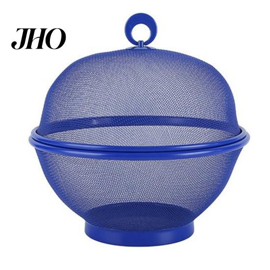 Cesto Scolapasta Multiuso Grande Capacità Rete Frutta con Coperchio Ciotola Anti-Mosche Facile da Pulire Lavastoviglie Sicura Coperchio Ventilato Supporto Espositore