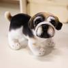 Cute Pet Dog Stuffed Doll Simulation Stand Baggle Dog Toy French Bulldog Plush  Stuffed Animal