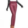 Women Winter Fashion Stitching Slim Warm Windproof Down Pants Trousers Thick