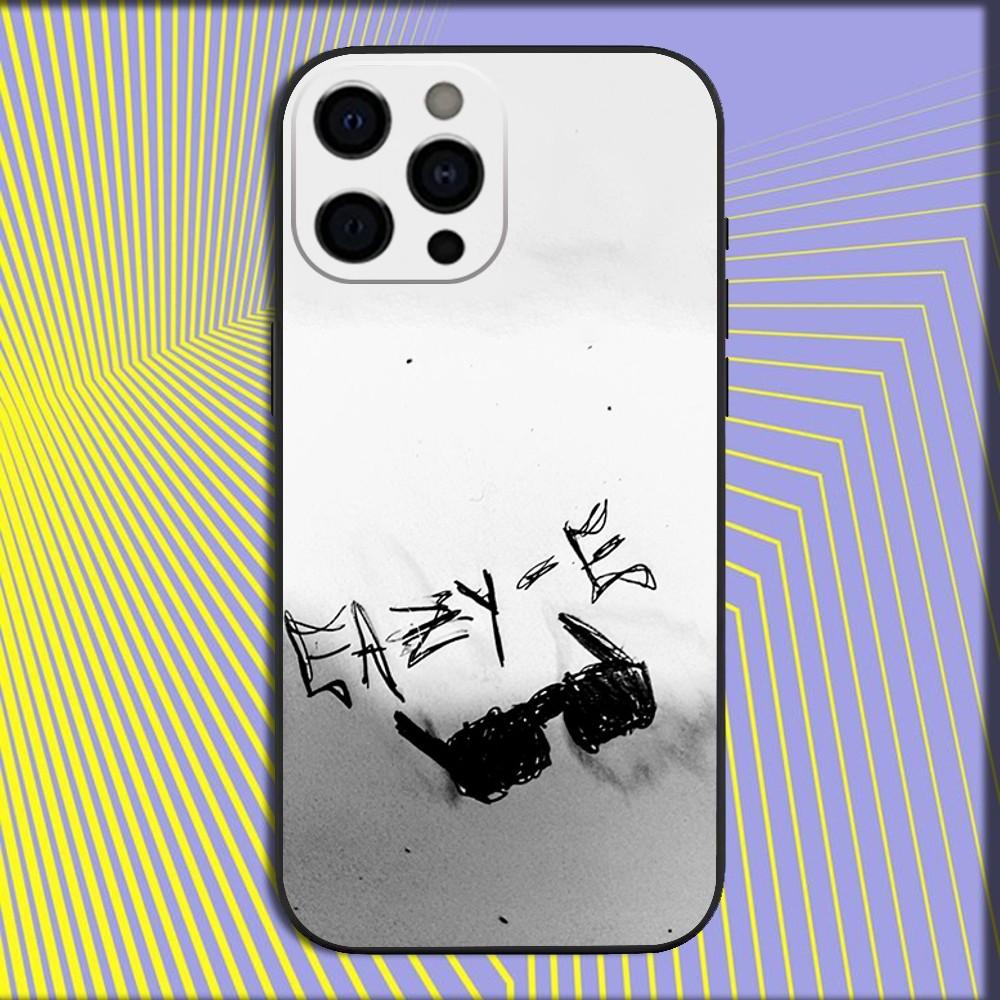 Rapper E-Eazy E Phone Case For iPhone 16,15,14,13,12,11,Pro,X,XS,Max,XR,Plus,Mini Soft Black Cover