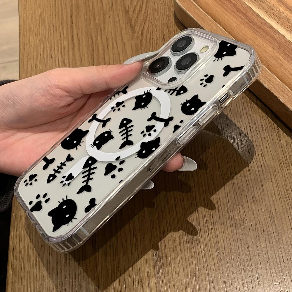 Magnetyczne etui na telefon dla iPhone 11 12 13 iPhone 13 14 15 Pro 15 16 Pro Max Samsung A15 A16 A25 A26 A55 A56 S25 S24 S22 S23 Ultra S25 Edge