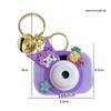 Luminous Cartoon Projector Camera Keychain - Small Gift & Bag Pendant