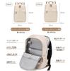 Rucksack Business Backpack 14in PC Computer Casual A4 Commuting Water Repellent Lightweight Travel Security Metal Logo Brand Stylish Adult CC2303