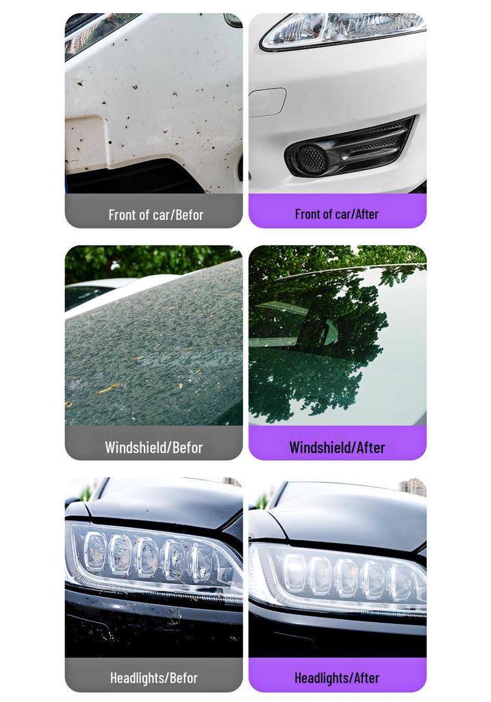 Car Surface Stain & Sap Remover – Strong Cleaner for Windows & Paint