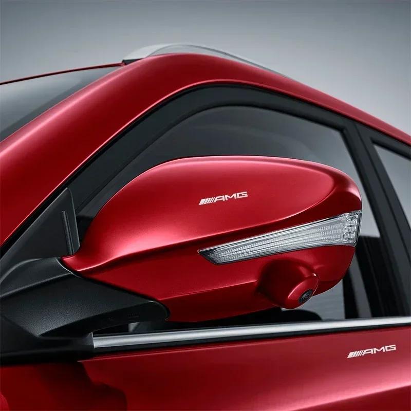 XCEAA1 For AMG Car For Mercedes benz AMG Metal emblem Auto Decor Decals Car Window Wiper Stickers For Mercedes Benz AMG W212 W204 W211W
