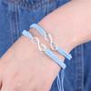 2 Stück 8 Wörter Unendliche Liebe Partnerarmbänder Für Frauen Männer Handgefertigtes Geflochtenes Seilkette Charm Passendes Armband Freundschaftsschmuck