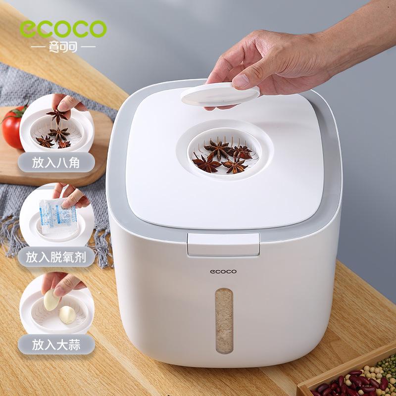 Food-grade Sealed Rice Storage Container20Insect-Proof Household Grain Flour Rice Storage Bin Cat Dog Food Storage Box