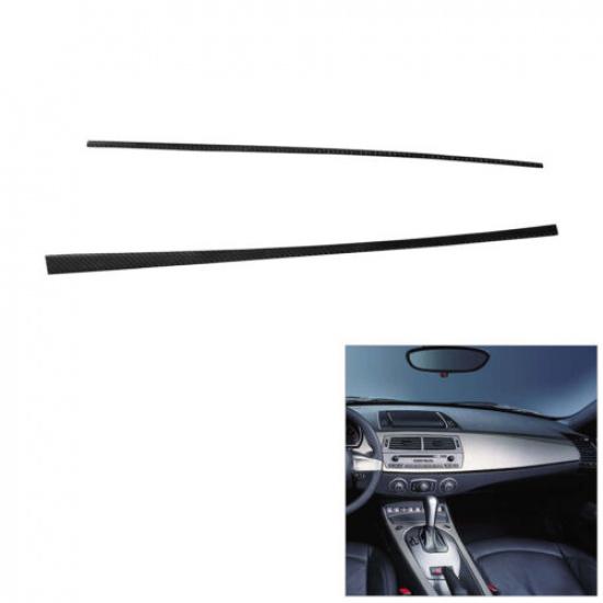 For BMW Z4 E85 2003-2008 Carbon Fiber Interior Main Dash Cover Trim Strip