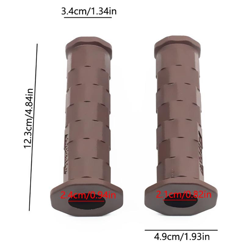 Universal 21/24Mm Soft Rubber Moto Handlebar Motorbike Non Slip Comfortable Tpr Hand Grip Motorcycle Electric Bicycle Parts