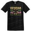 Veteran T Shirt Camo Bow American Flag Patriotic Tee Celebrate Support Military