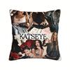 1Pc Katseye Global Girl Group Pillow Cover, Polyester 2D Double-Sided Print, Soft Square Cushion Case For Bedroom & Dorm, Fan Me