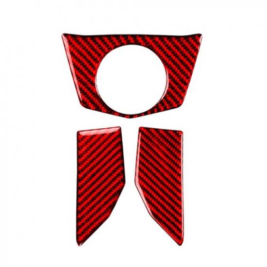 1PC Carbon Fiber Front Ignition Lock Cap Trim for BMW C400GT -