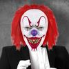 Yousheng Scary Halloween Clown Masque with Red Hair Full Head Adult Evil Joker Latex Masque for Halloween Party Cosplay Masquerade Costume