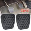 2pcs Rubber Brake Clutch Pedal Pads for Honda Civic Accord CR-V CRX Element Prelude for ACURA Integra TSX RSX TL Vigor - Anti-Slip, Car Pedal Covers