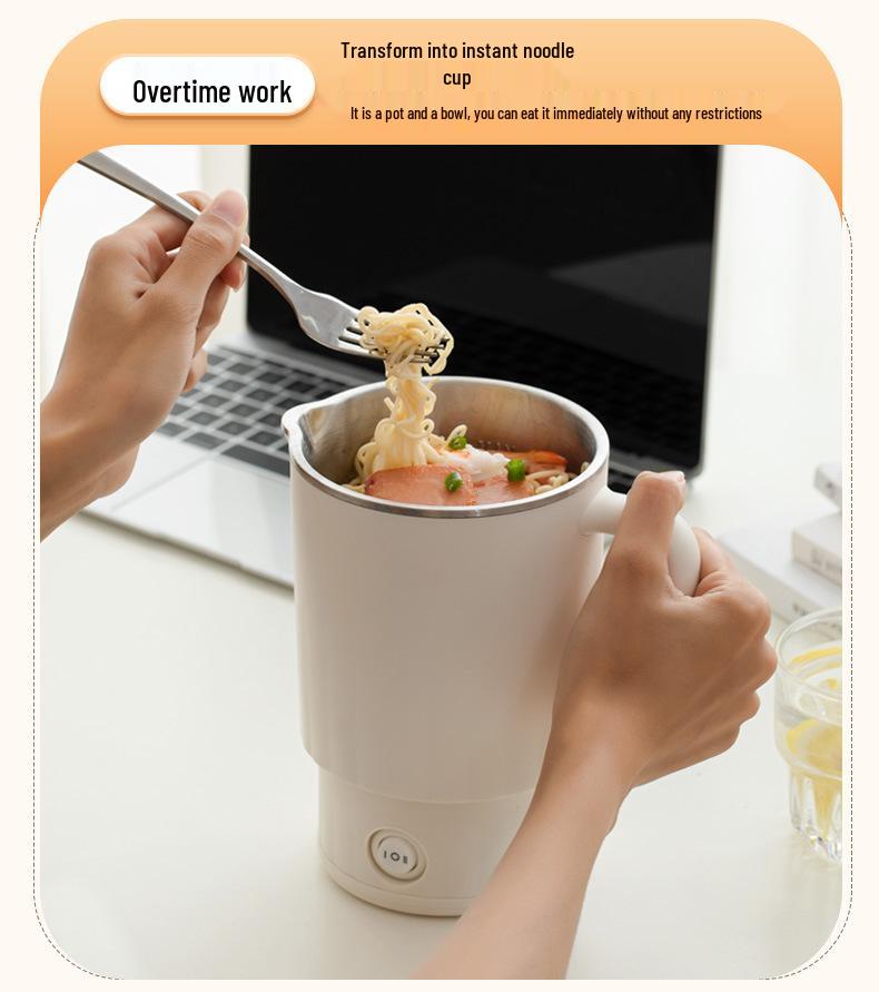 Mini Folding Portable Electric Kettle | Travel Outdoor Telescopic Water Bottle