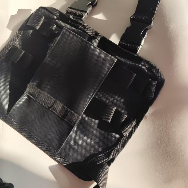 Multi Pocket Detachable Work Belt With Thigh Mount For Carpenters And Craftsmen Waterproof Tool Organizer