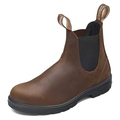 

Blundstone 1609 Unisex Classic Series Chelsea Boot for Men and Women with Shock Absorption and Premium Water Resistant Leather, Antique Brown, 4 US Me