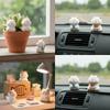 Wealth Cat Model Mini Resin Crafts Kawaii Animal Ornaments Cat Figurine  Desktop Decoration