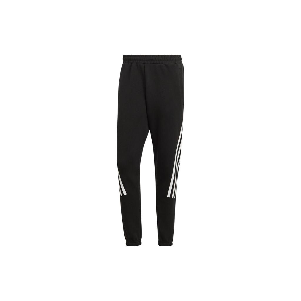 Adidas Logo Stripe Joggers Men Bottoms Black IC8254