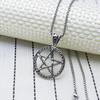 Trending Men's Alloy Hexagram Pentagram Pendant Sweater Chain - European American Style