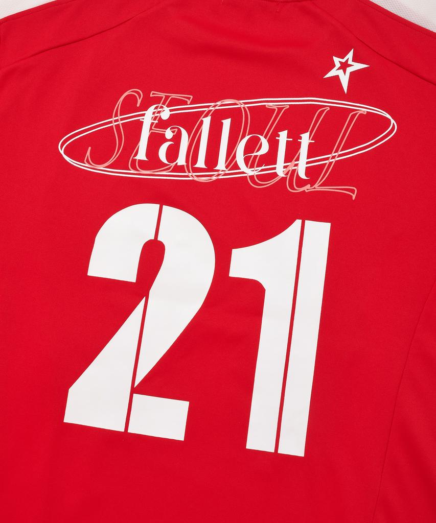 FALLETT Sports Club Football Jersey Red