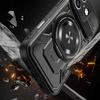 For iPhone 16 Magnetic Case Rotating Kickstand TPU+PC Phone Cover