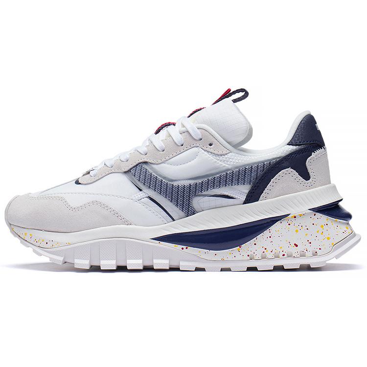 New LiNing Fangyuan EVO Breathable Low Top Sports Casual Shoes Women's White Blue AGCR228-6