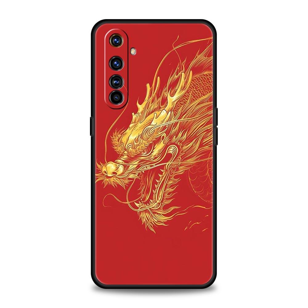 Dragon Phone Case For Realme 12 11 10 9 8 5G 7 6 GT5 GT3 GT2 Pro Plus C21 C11 C25 C35 For Realme GT Neo 2 3 3T 5 Cover