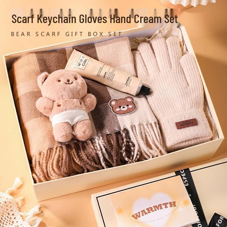 2025 High-End Birthday Scarf Gift Box for Girls, Best Friends, or Wife