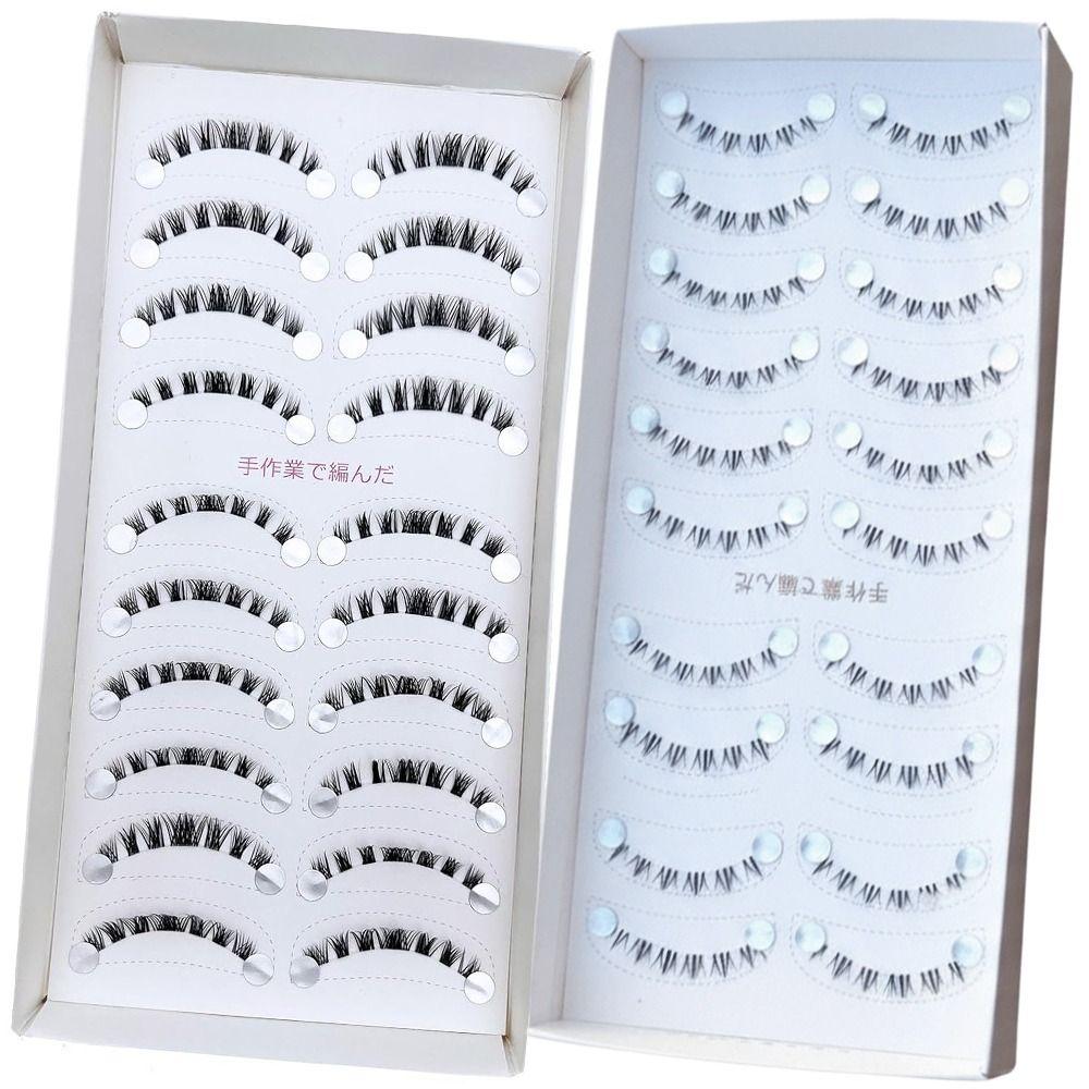 5-7MM Bottom Lashes Strip Clear Band Bottom Eyelashes Bottom Lash Clusters  Eyelash Extension