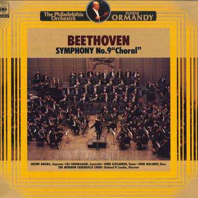 LP Record EUGENE ORMANDY PHILADELPHIA ORCHES  Beethoven Symphony No.9 SOCT4 CBS SONY Japan Obi Classical Used