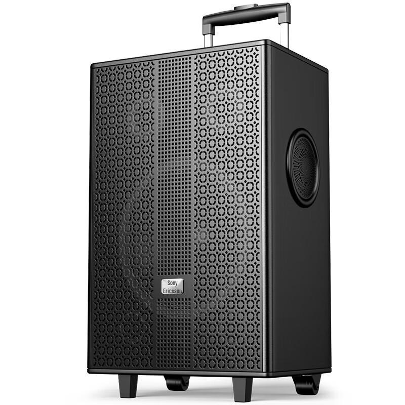 

Soli ai 12-inch Portable Bluetooth KTV Trolley Speaker with Dual Mics