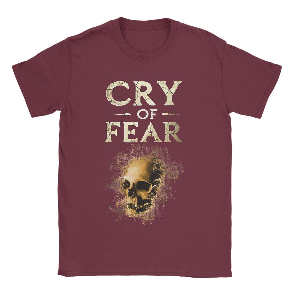 Simon Henriksson Cry of Fear  Print T Shirt for Unisex Women  Pure Cotton  Tee Shirt Clothing
