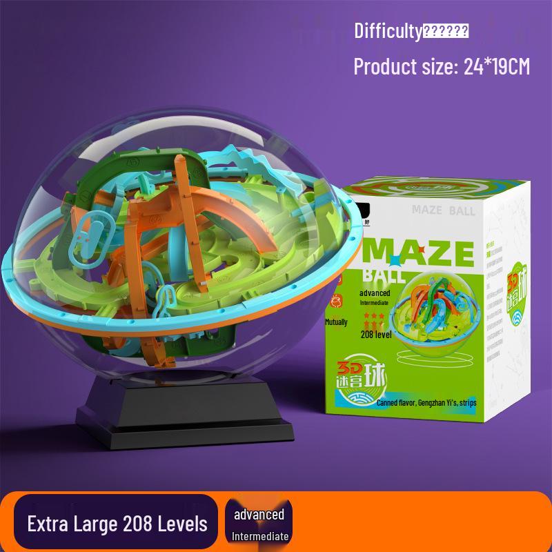 Magnetic 3D Maze Toy for Kids: Educational Ball Puzzle for Ages 3-6