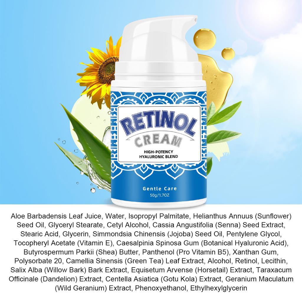 Retinol Anti-Aging Night Cream 50g – Face & Neck Wrinkle Moisturizer