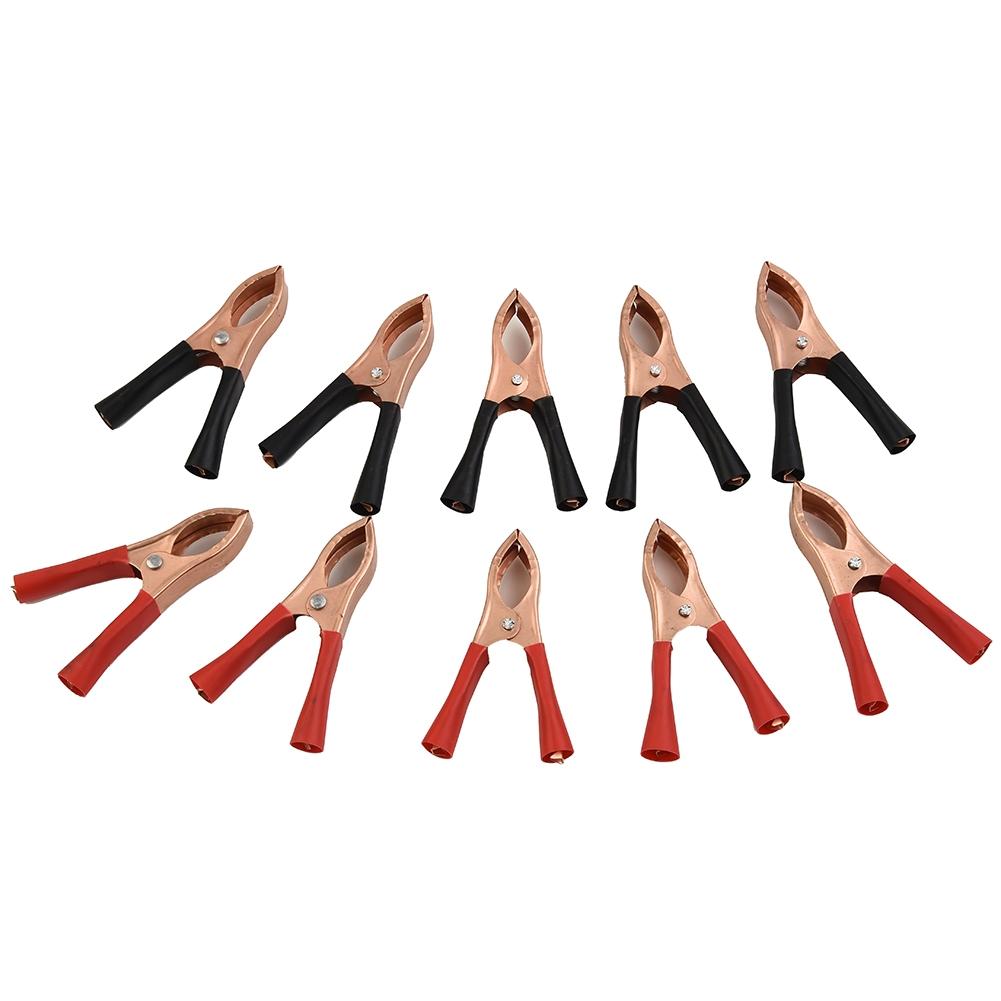 2/10/20 Stück 30A Auto Klemmen Batterieklemmen Krokodilklemme 70mm Für Tester