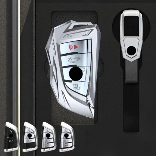 Zinc Alloy TPU Car Key Case Cover For BMW X1 X2 X3 X4 X5 X6 X7 1 2 3 4 5 6 7 8