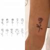 1 Hoja Mariposa Gato Ballena Tatuajes Temporales Para Mujeres Dedo Cuello, Pegatinas de Tatuaje Falso Larga Duración Realista Tatuaje Uso Diario