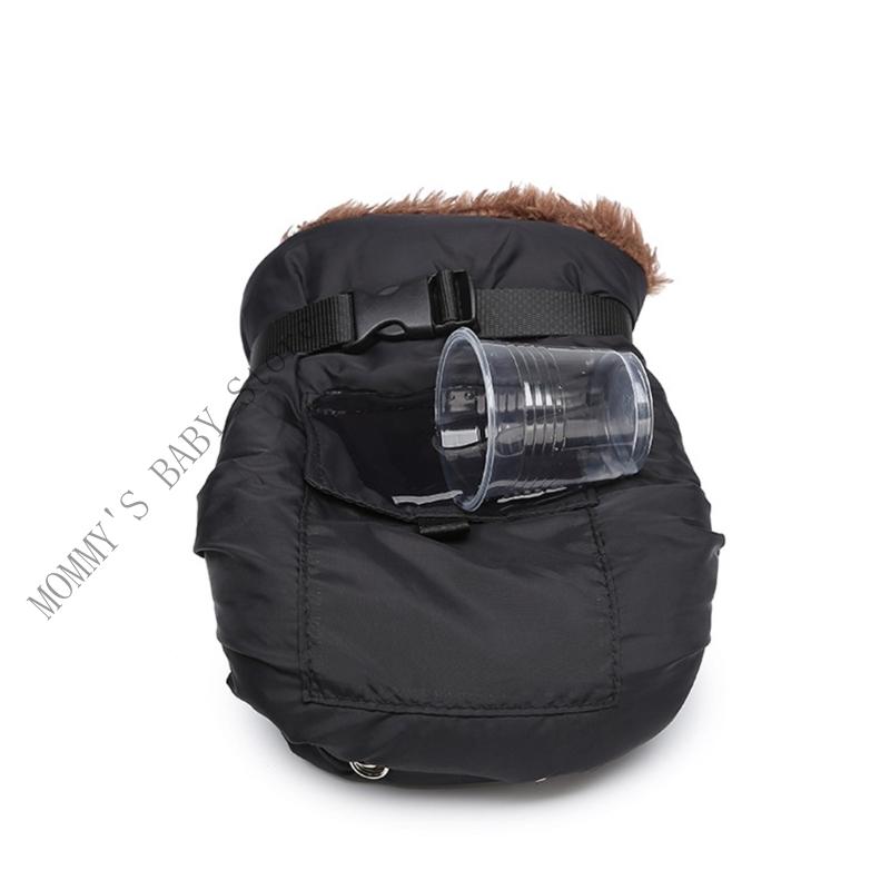 H3CD Windproof Baby Strollers Hand Muffs Soft Breathable Warm Gloves for Cold Winter Comfort Feature Soft Plush Lining