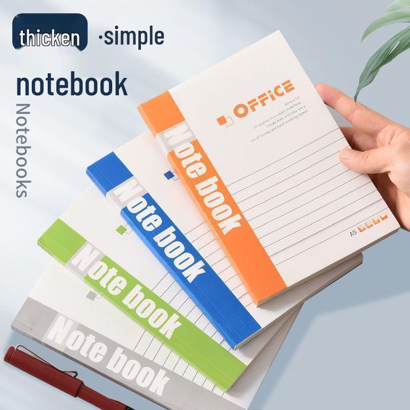 A5 Notebooks 10-Pack: Journals, Diaries, Softcover Notepads for Office Stationery