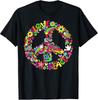 Peace Sign Hippie Style Love Peace 60s 70s Hippie Costume T-Shirt Unisex T-Shirt