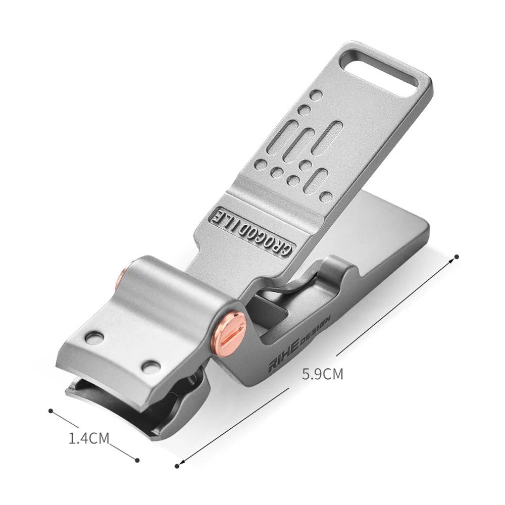 Professional Mini Nail Clippers High Quality Stainless Steel Large Opening Manicure Fingernail Cutter Ingrown Toenail Scissors