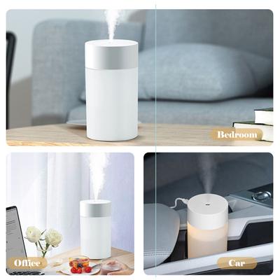 260 ml difuzér hmlového zvlhčovača Prenosné farebné nočné svetlo Tichý chladný zvlhčovač stolný USB
