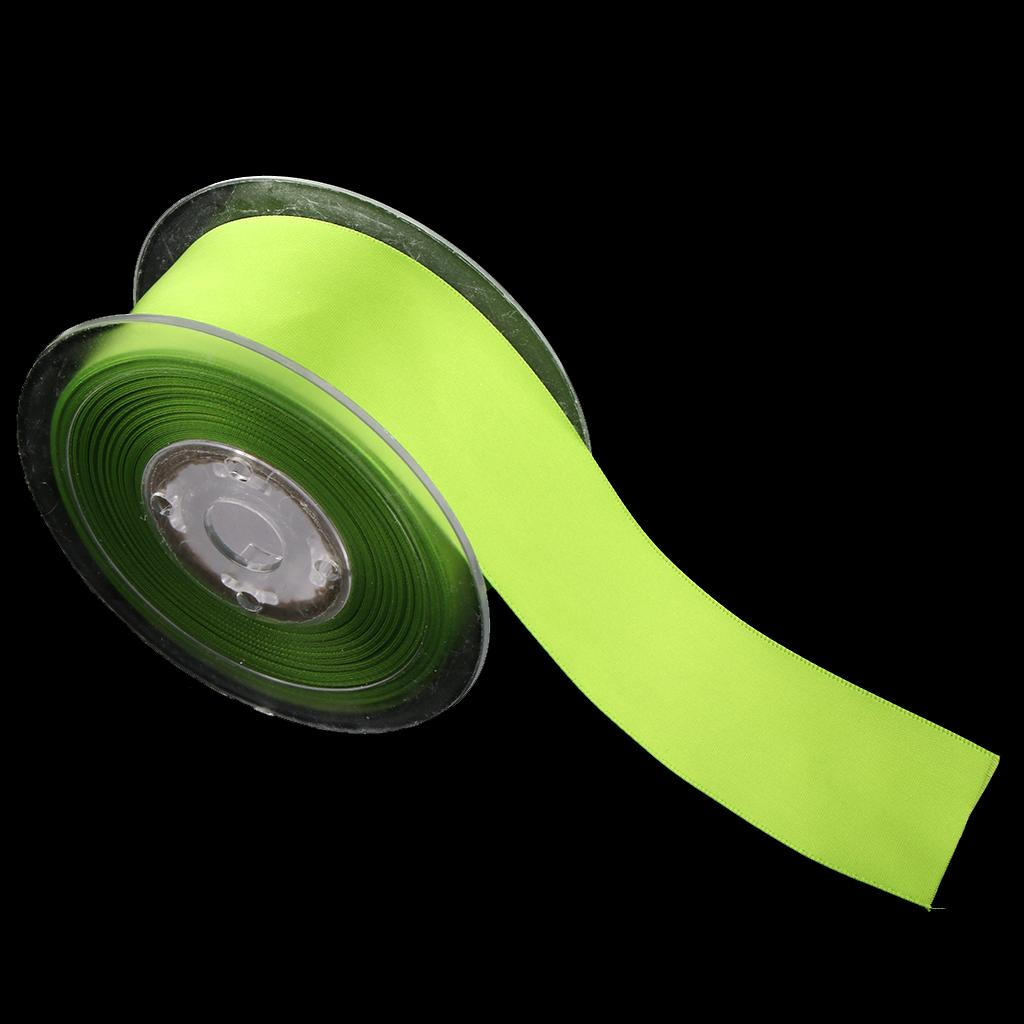Двусторонняя полиэстеровая атласная лента шириной 8 мм Green