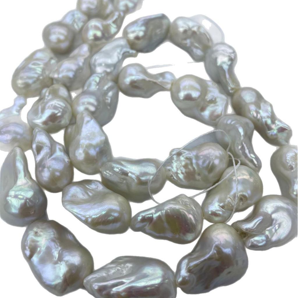 Pendentif Perle d'Eau Douce Naturelle Queue de Poisson 15*17mm pour Collier Baroque Fait Main DIY