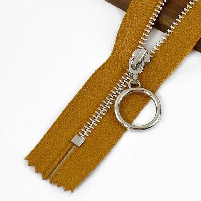 5Pcs Meetee 3# 15-30cm Metal Zippers Bags Closed End Auto Lock Zipper for Clothes Repair Kit DIY Sewing Material Accessories