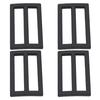 10Pcs Triple Glide Slide Buckle Backpack Strap Belt Sliders Adjusters Webbing Buckles Bag Hardware Accessories Zinc